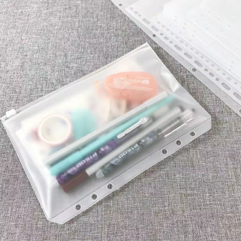 

Ziplock Binder A5 & A6 Pouch Binder Transparant