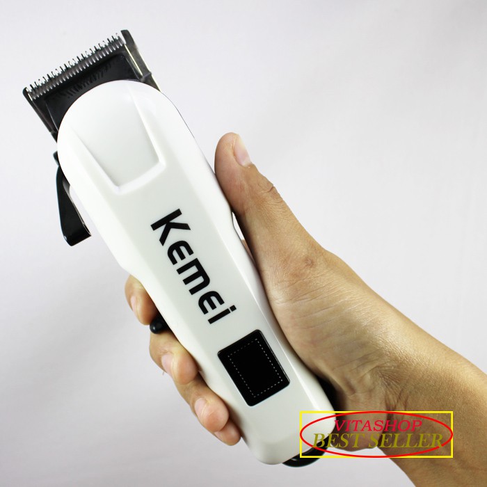 Alat Cukur Rambut Kemei KM-809B Clipper Mesin Pangkas dan Potong Barbershop Cas