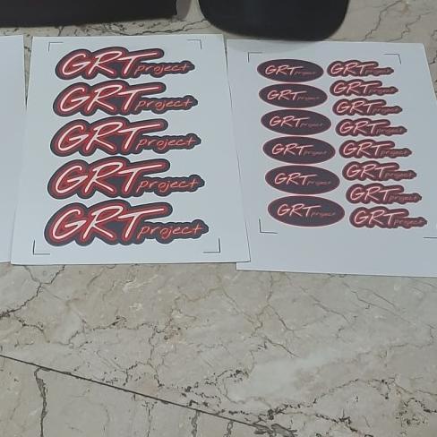 

℮ Cetak Print Cutting STICKER VINYL / TRANSPARAN A3+ (Glossy / Matte) ☋