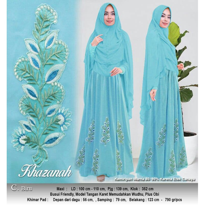 HOT PRODUK121294 KHAZANAH SYARI BIRU