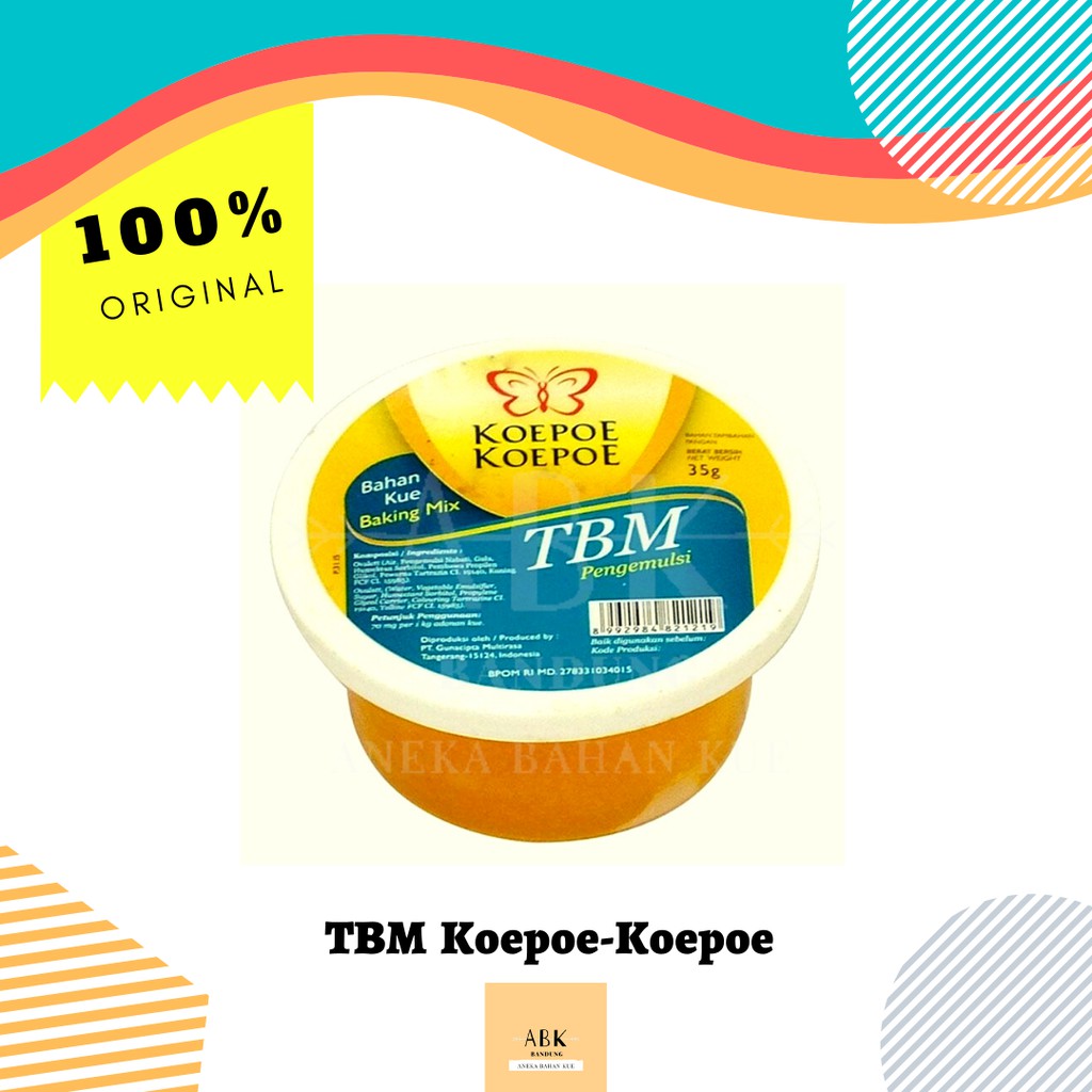 

TBM PENGEMULSI KOEPOE-KOEPOE 35GR KUPU-KUPU