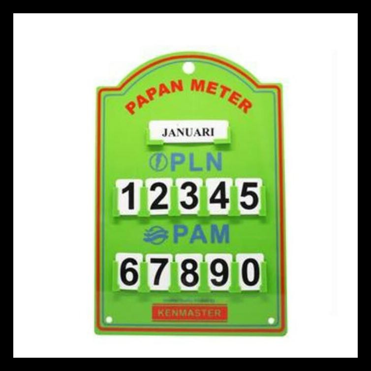 

Papan Meteran Pln & Pam / Papan Pln & Pam Plastik Kenmaster Terbaik