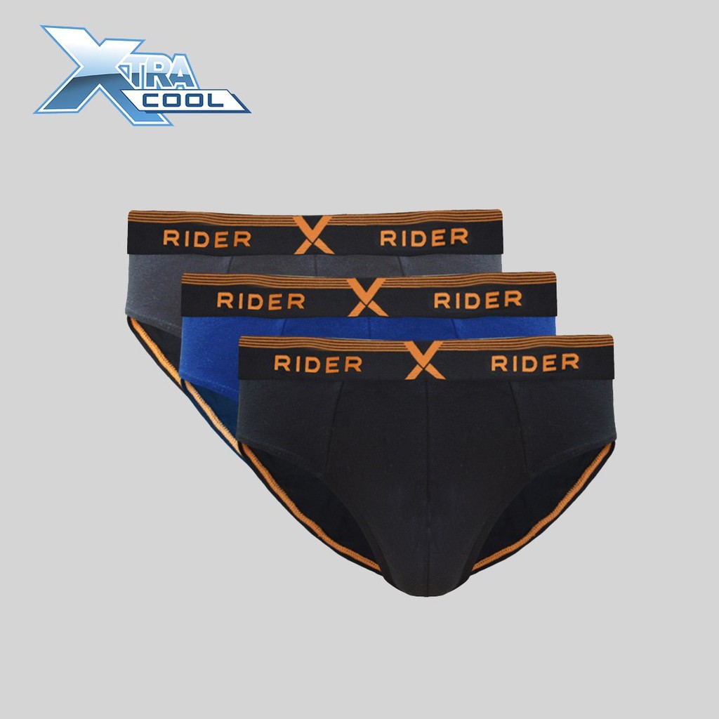 Rider Xtracool R881B Celana Dalam Pria Mini Brief Isi 3 Pcs