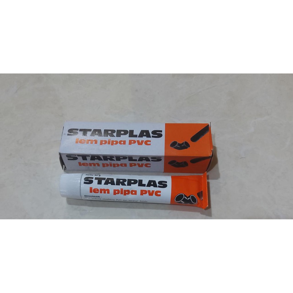 

LEM PIPA PVC 45GRAM / LEM STARPLAS TUBE SUPER REKAT