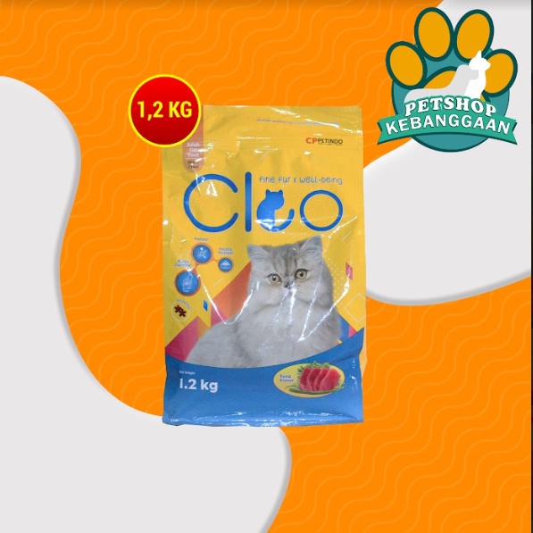 Makanan Kering Kucing dewasa CLEO TUNA 1.2 kg dry food adult Murah