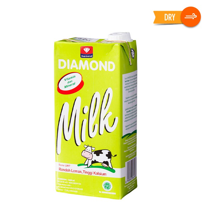 Diamond Milk Uht Lo-Fat Hi-Calcium 1liter