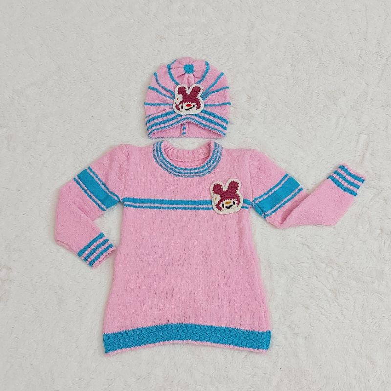 sweater rajut anak laki-laki/anak perempuan/0-2 thn