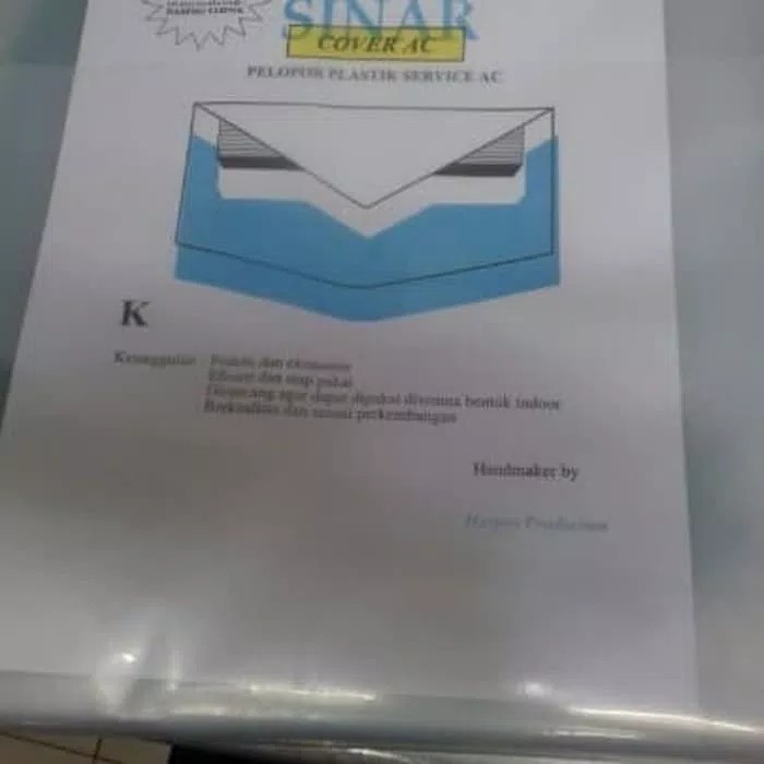 Plastik tebal cuci ac Cover cuci AC rumah- cover plastik AC