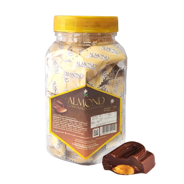 Tobelo Coklat Almond Compound Chocolate Toples