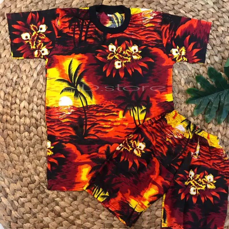 SETELAN HAWAI ANAK BEST SELLER BAJU PANTAI BALI