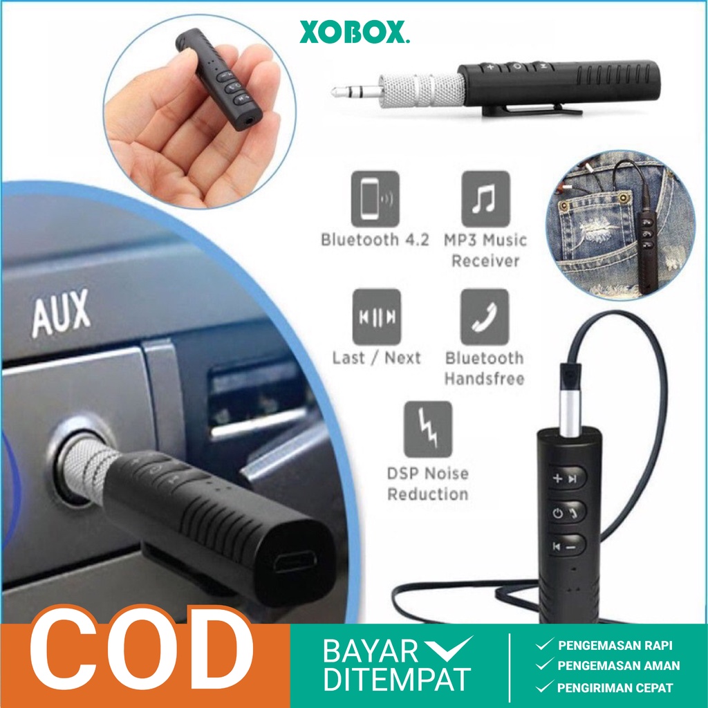 Bluetooth receiver audio wireless 3.5mm BT450 bluetooth music receiver AH025 - XOBOX