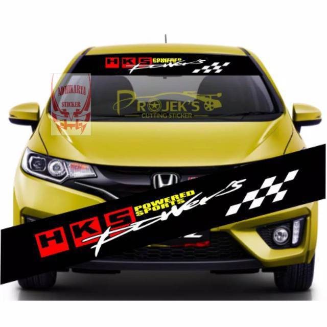 Promo Stiker kaca depan mobil  nissan toyota stiker kaca