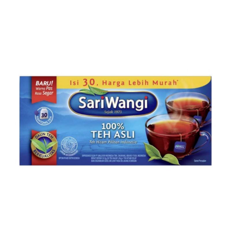 

SariWangi Teh Celup Hitam Asli 30 x 1,85 g