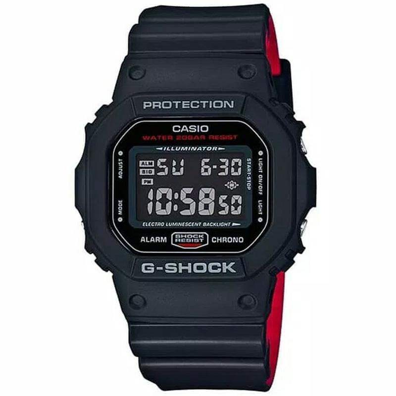 CASIO ORIGINAL G-SHOCK G SHOCK DW-5600HR-1D DW 5600HR 1D 5600 HR DW5600 JAM TANGAN PRIA JAM DUNIA