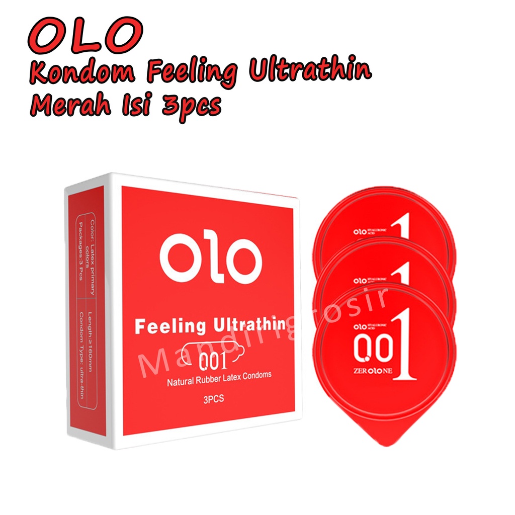 OlO*Feelling Ultrathin *Kondom 0.01mm*Tissue Magic *Isi 3 pcs * kondom