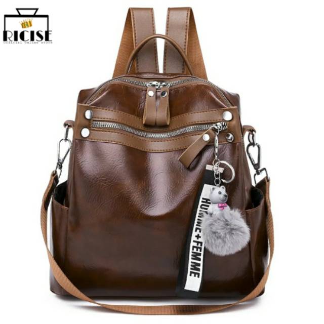 RICISE TAS TYPE JC - Tas Ransel Wanita / Tas Ala Korea / Tas Wanita / Ransel Wanita
