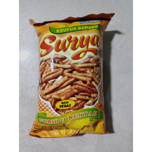 

kerupuk bawang Surya 225gr