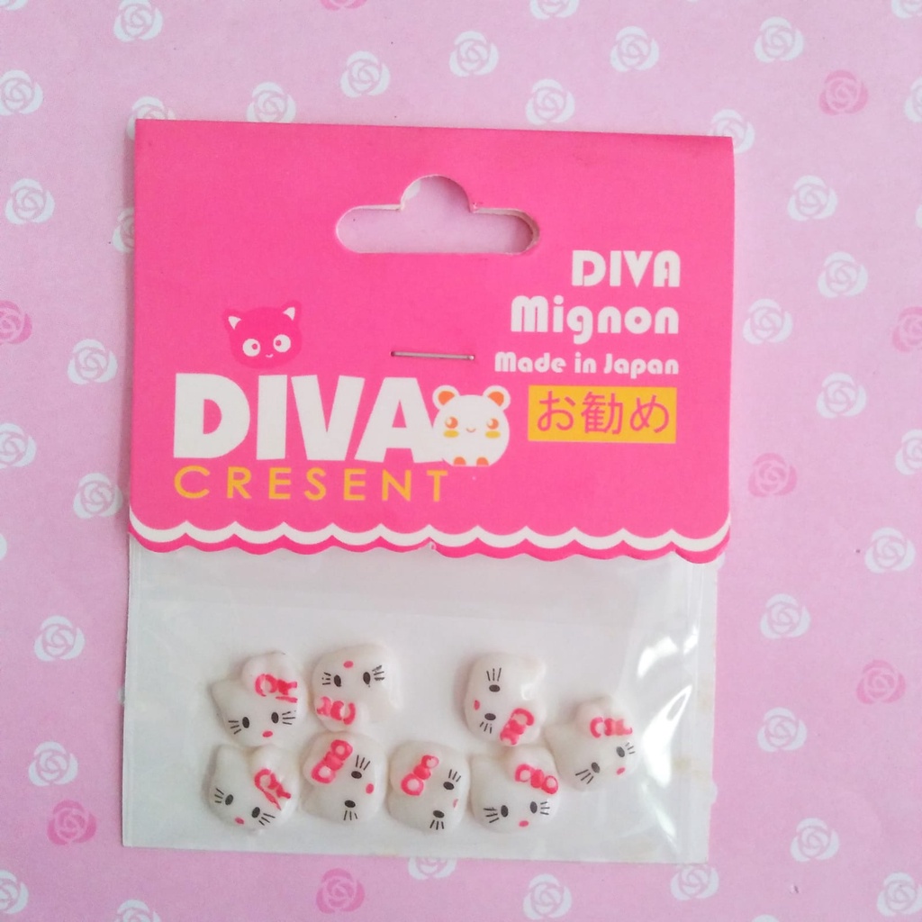 DEKORASI SLIME / CLAY / NAIL ART MIGNON HELLO KITTY XS