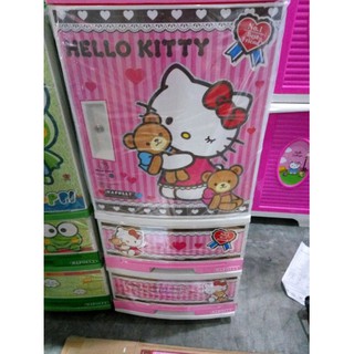  Lemari Plastik Napolly Hello Kitty  3 Pintu NCA 522 KTBF 