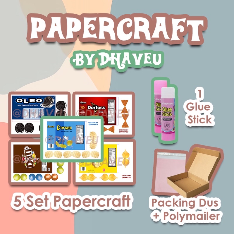 DIY Papercraft Snack Origami Dudul