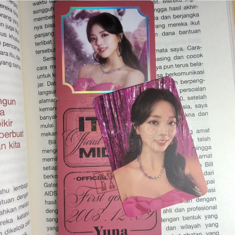 Photocard pc poca Yuna ITZY MIDZY first 1st generation gen ticket