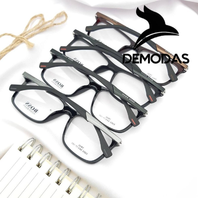 Demodas Kacamata Pria Lensa Photocromic Blueray Bluecromic Anti Radiasi Bluechromic Photochromic Normal Minus Silinder Plus E053 ada per pegas Demodas Glasses