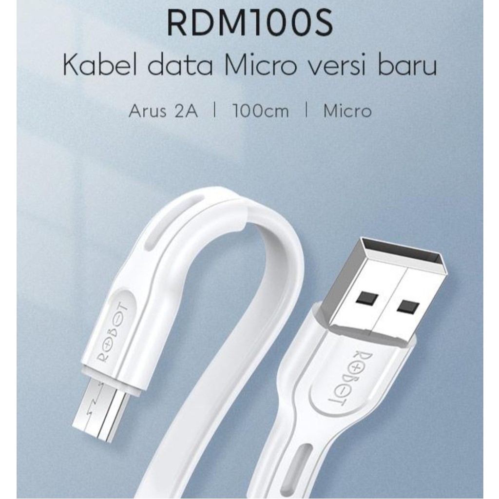 ROBOT ANDROID Kabel MICRO - USB / kabel charger android 100cm 2A ROBOT RDM100s