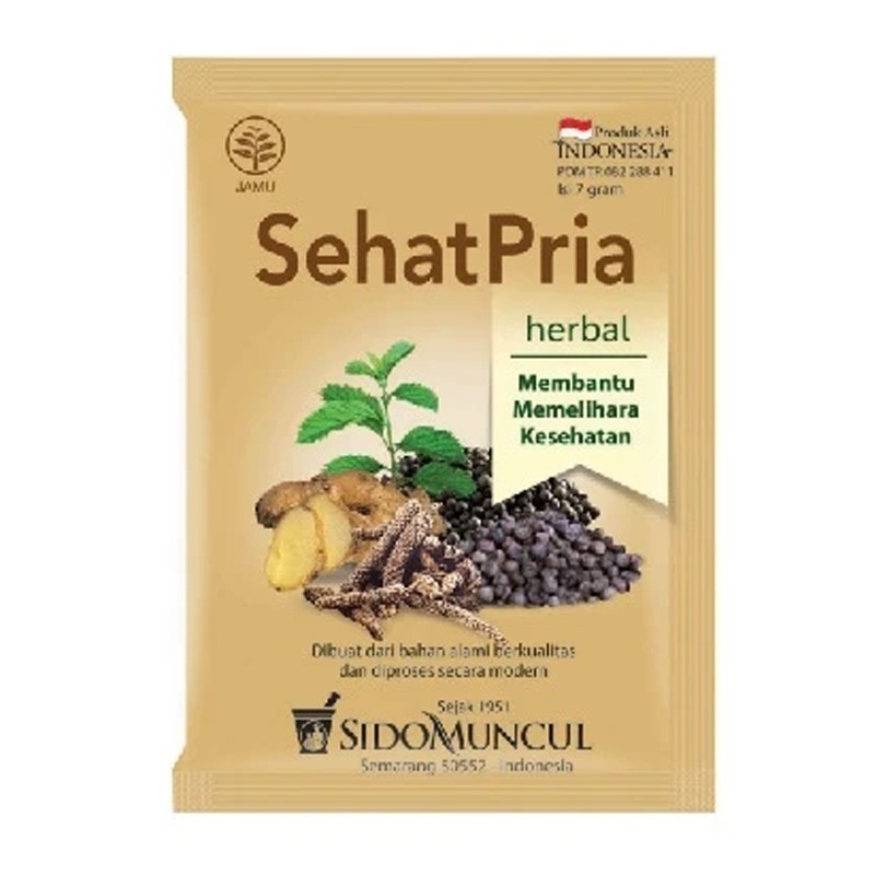 

Sidomuncul Jamu Serbuk Sehat Pria (50s @7gr)