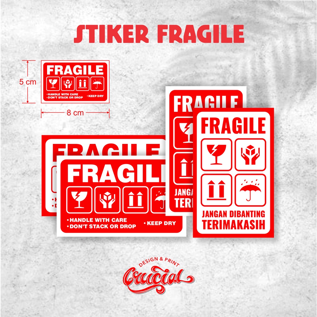 

Stiker Fragile / Pecah Belah