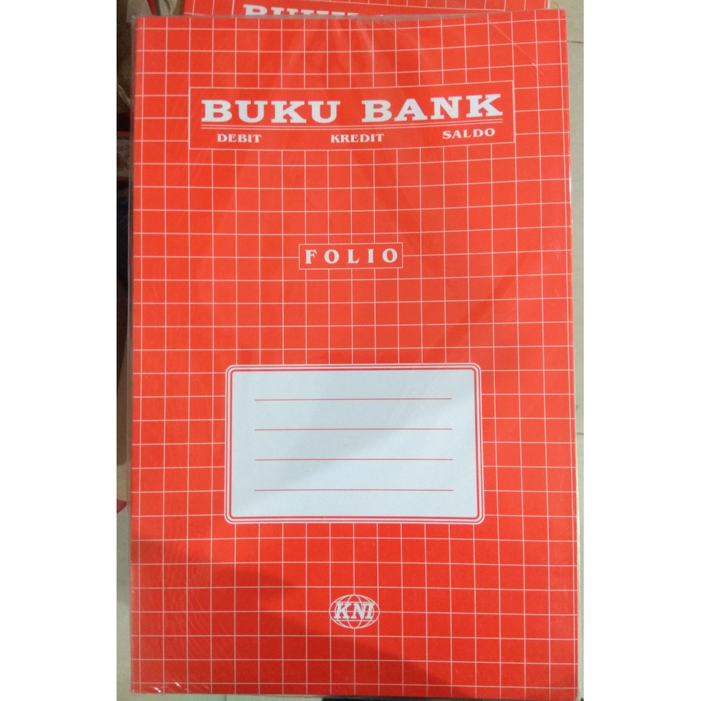 

BUKU BANK UKURAN FOLIO