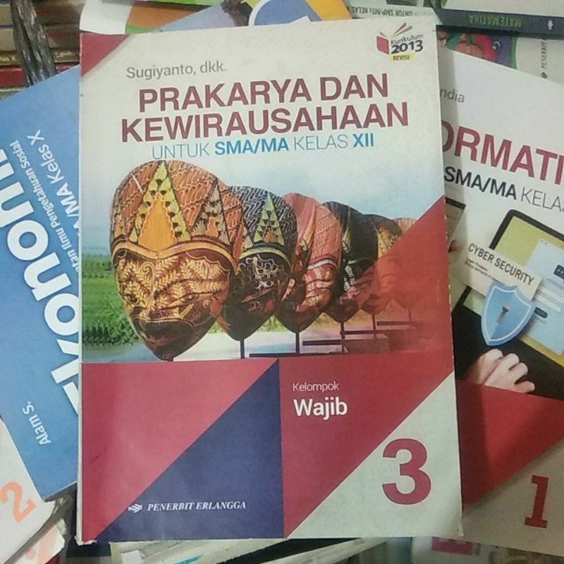 buku prakarya dan kewirausahaan SMA kelas 3-12 penerbit Erlangga