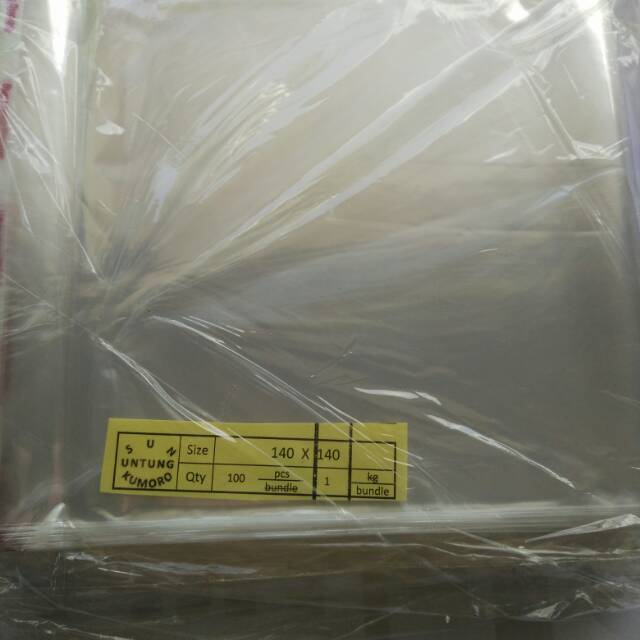 

OPP 14x14 cm transparan bening dan murah meriah