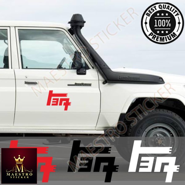 Sticker Mobil Toyota Land Cruiser 30 Cm Kotak Stiker Cutting