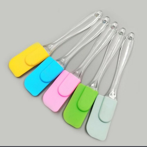 Spatula Silikon Mini Silikon Spatula Sutil Kecil Silikon Utensil Kue - Spatula Silikon Mini Peralatan Masak Spatula Kecil Pengaduk Adonan Spatula Adonan Kue Gagang Spatula Warna Warni