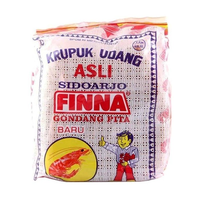 

NEW FINNA Krupuk Udang Gondang Pita [500 g]