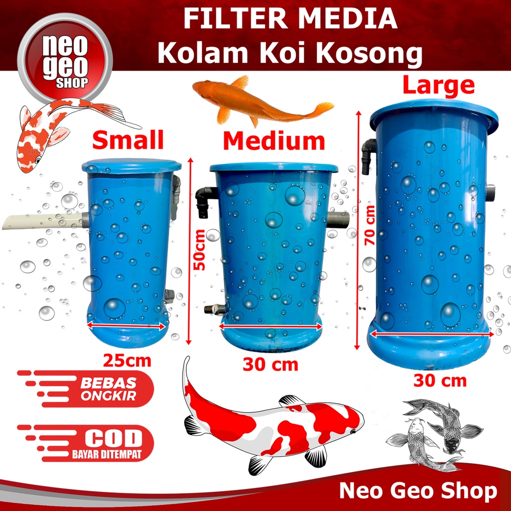 Media Filter TONG KOSONG Tabung Chamber Kolam Ikan External Fiber