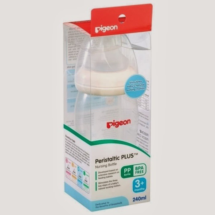 Botol Susu Pigeon 240 ml 3m+ Wide Neck - PMA79