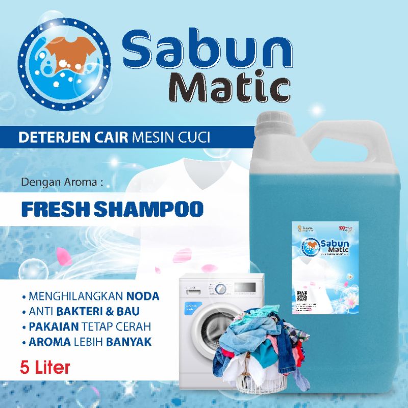 Sabun cair matic aneka aroma wangi segar kemasan jurigen 5 liter