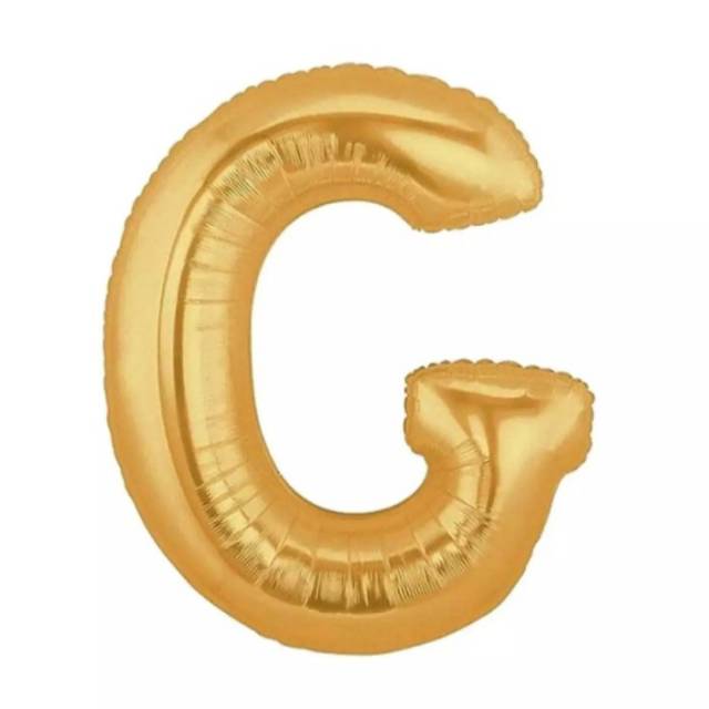 

BEST SELLER_Balon huruf gold 40 cm