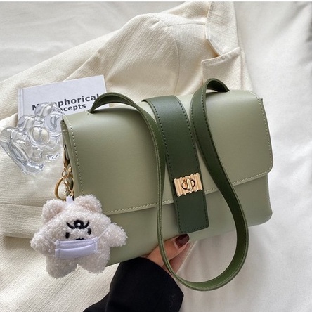 ( 2PC 1KG ) GTBI998878899 New Arrival  !!!  Tas Selempang Wanita Import  Premium Terbaru+BONEKA