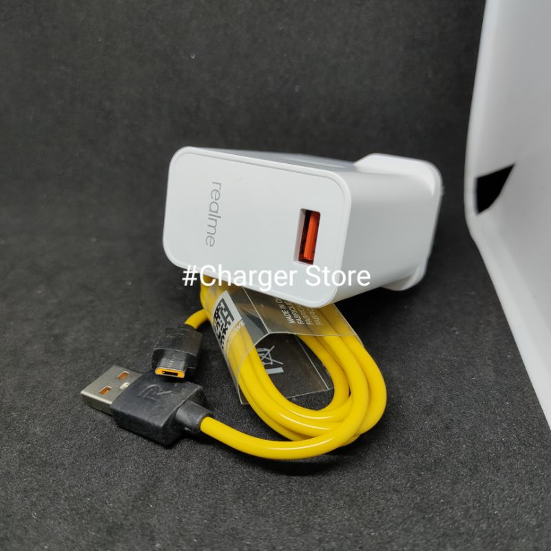 Charger Realme ORIGINAL 30W 6A Fast Charging SUPER VOOC Micro USB CHARGER 30 WAT