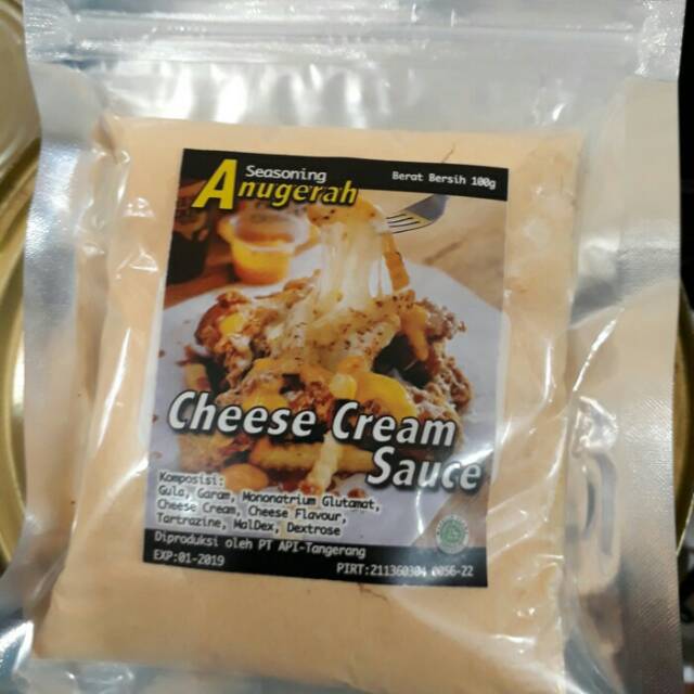 

CHEESE CREAM SAUCE POWDER 100 GR