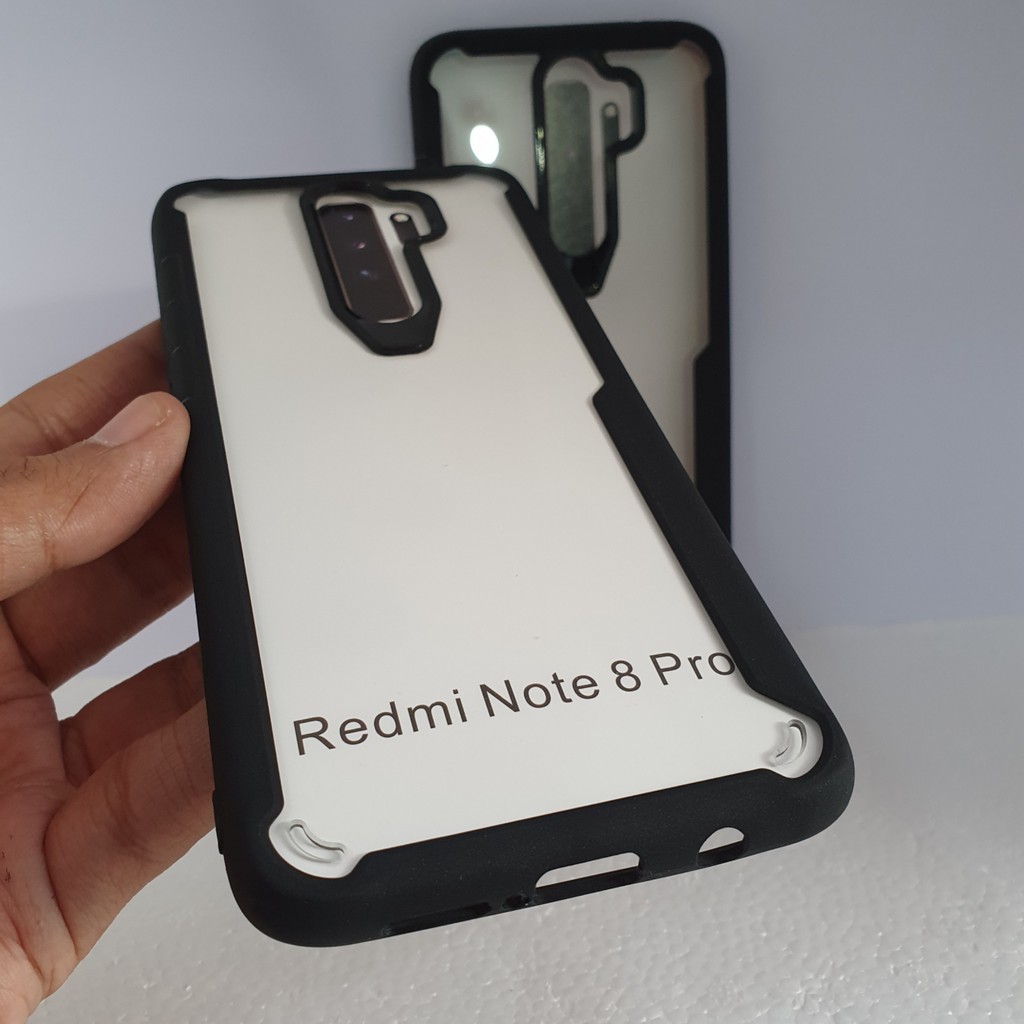 CASING COVER Case Xiaomi Redmi Note 8 / Note 8 PRO HardCase Armor Shockproof Transparant Casing Handphone -(SP)