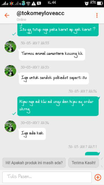 [1200gr] Hihi A030 Sendok Polkadot 24 Pcs