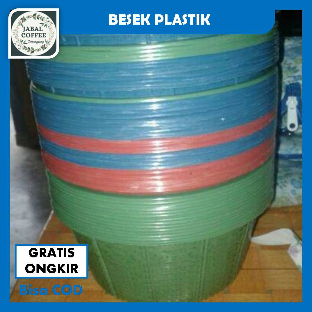 Cething Besek Plastik / Besek Keranjang Telur Dan Bumbu / Besek Plastik J46