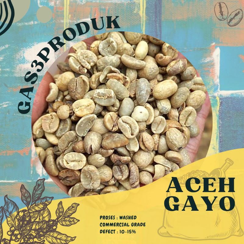 

Green Bean Biji kopi Arabika arabica Gayo Takengon Grade Commersial