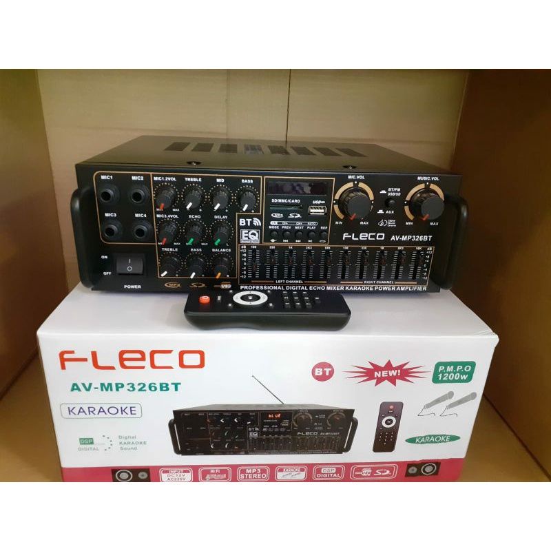 ORIGINAL Amplifier Fleco AV-MP326BT // Amplifier Bluetooth // Power Amplifier // Ampli AV MP