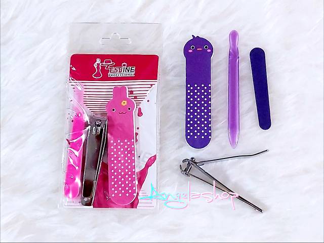 4Pcs  Manicure Set Cleaner Cutie TESBINE