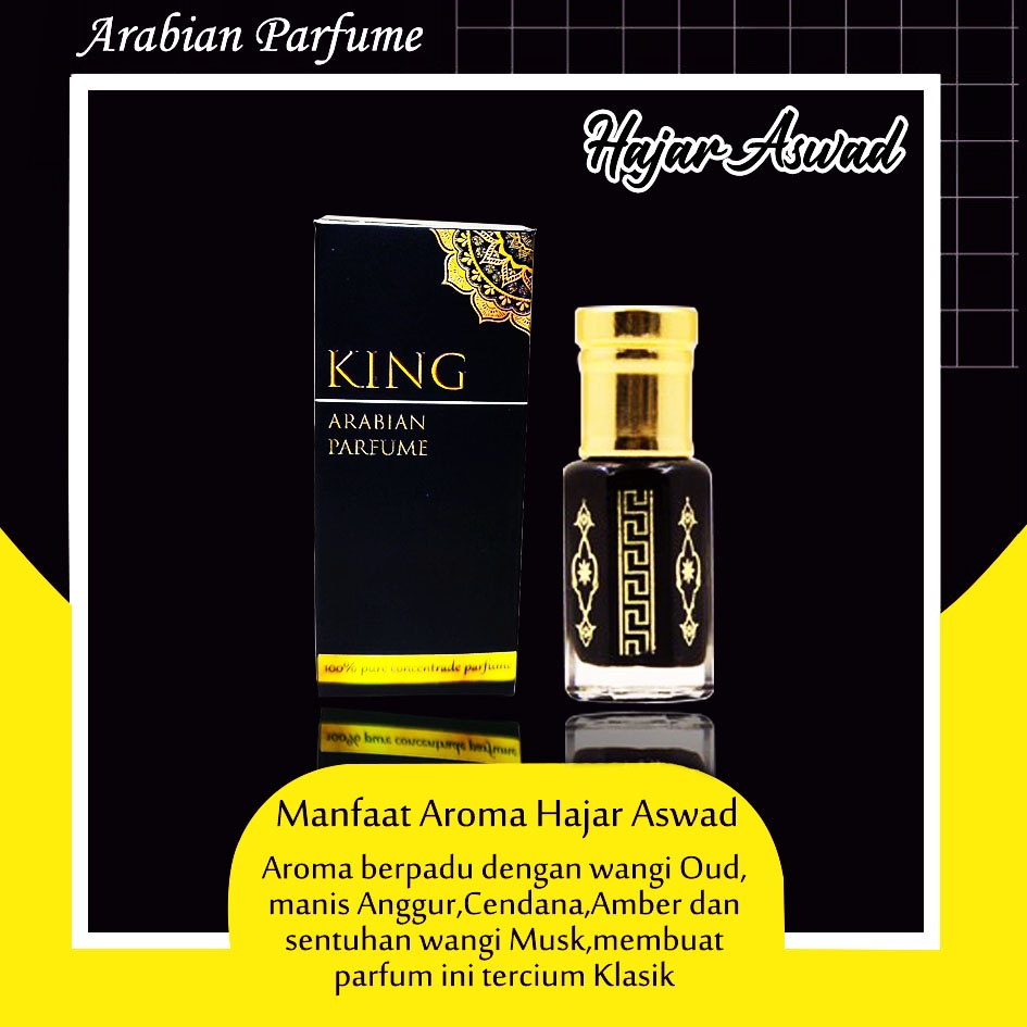 Parfum Sholat Parfum Arabian Hajar Aswad Aroma khas Arab Asli Saudi Arabia Non Alkhohol