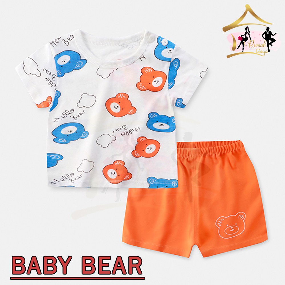 RG - Setelan Baju Anak Usia 5 - 7 Tahun / Set Baju Anak  - Motif Karakter / Anak